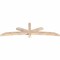 Ekena Millwork Alberta Smooth Timber Gable Bracket, Douglas Fir, 84"W x 24"H x 3 1/2"D x 3 1/2"F, 7/12 Pitch GBW084X24X0404ALB00SDF - alternate 5